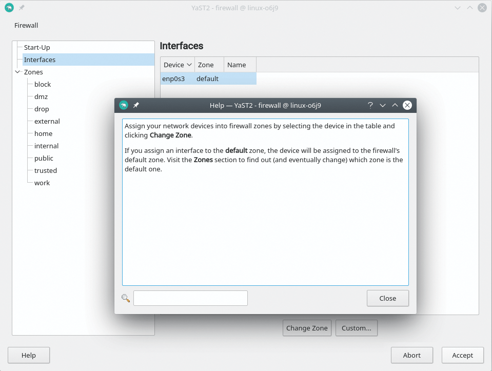 … the firewall module from YaST2. However, many admins don't want to abandon their beloved iptables rules in favor of nftables. 