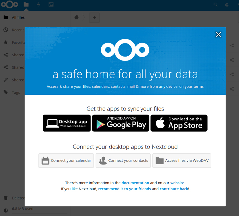 Safe home screen
