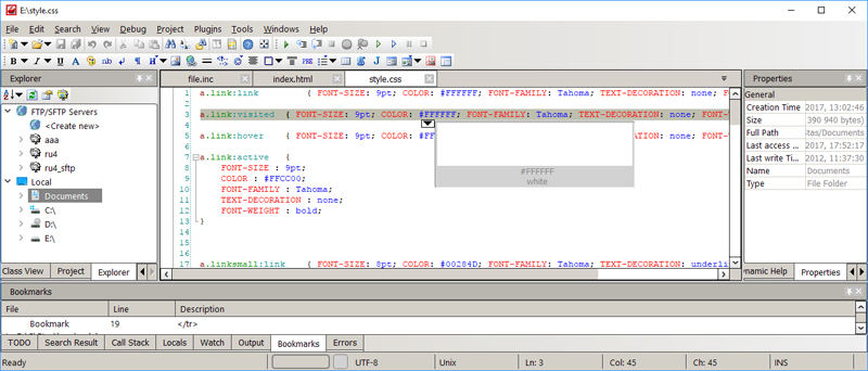 Style Screenshot
