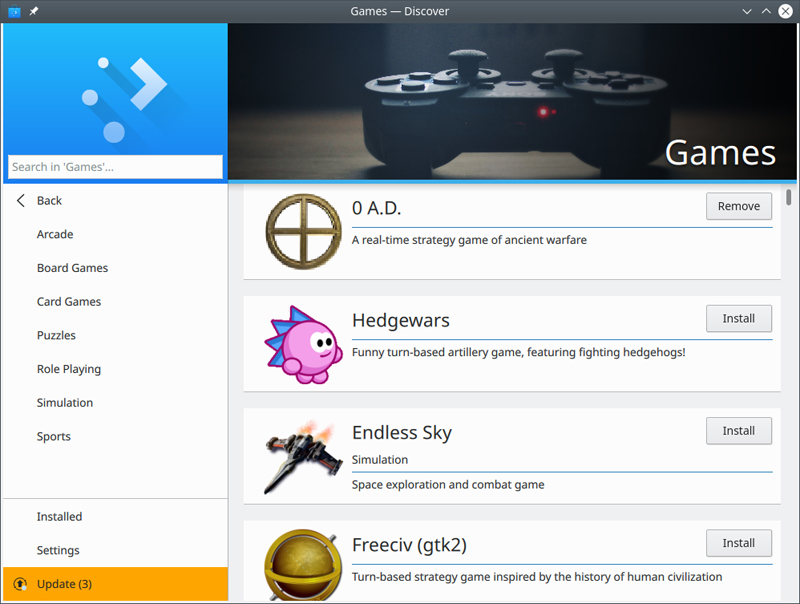 Discover Games