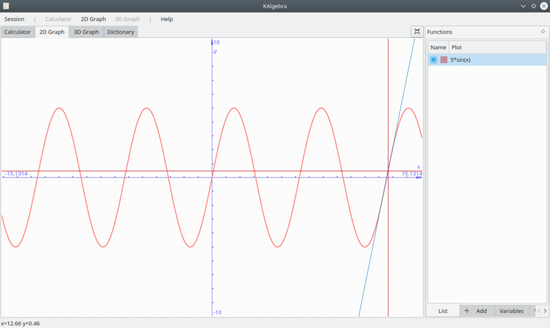 KAlgebra Functions